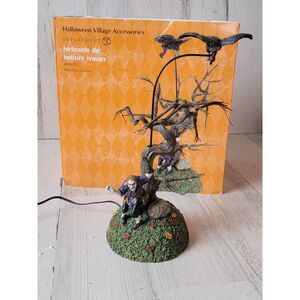 Dept 56 4056712 Fortunato the Vulture trainer Halloween Village accessory